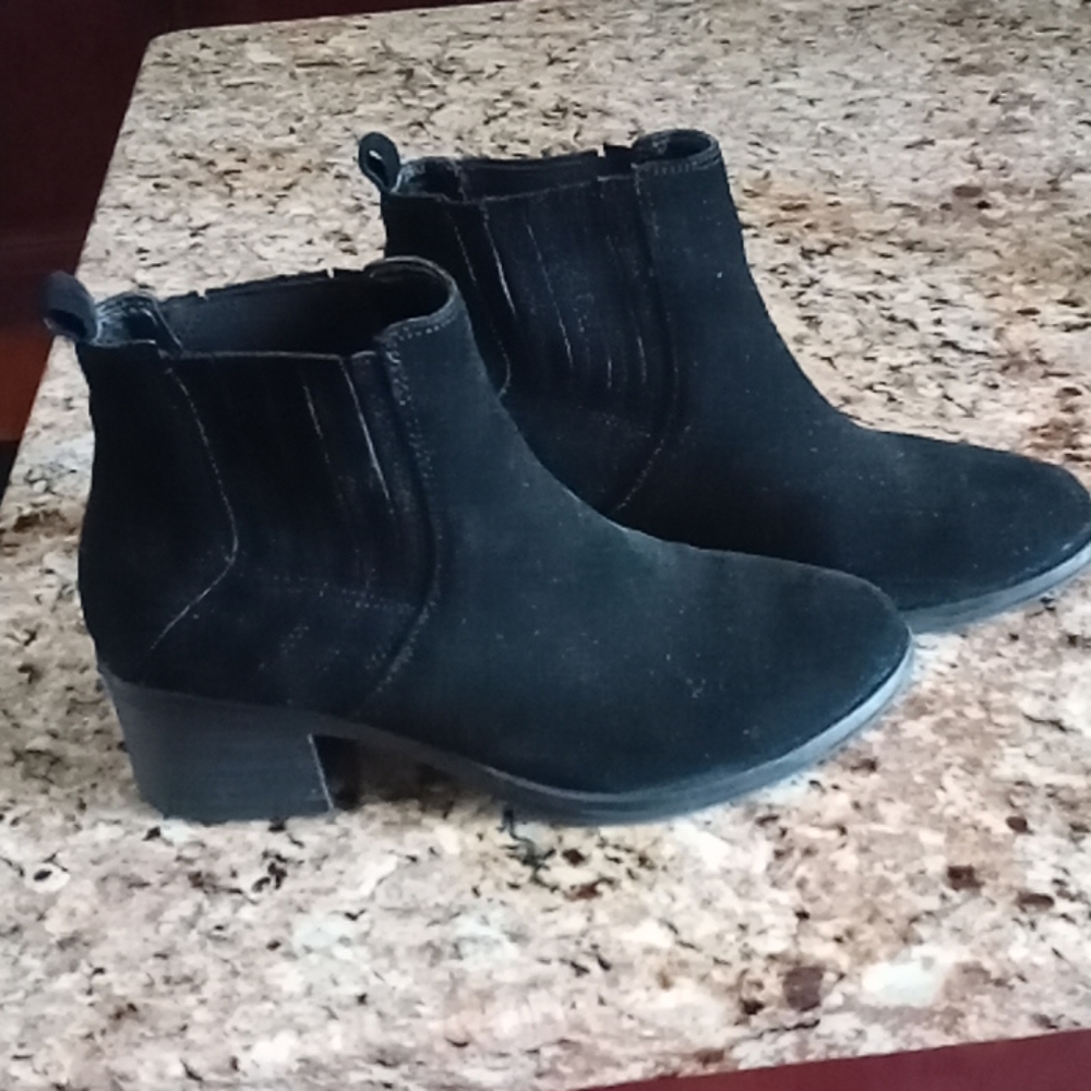 Suede booties